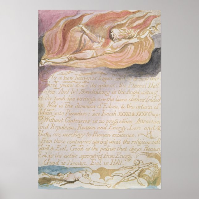 Pôster "Como um novo céu começou" (Frente)