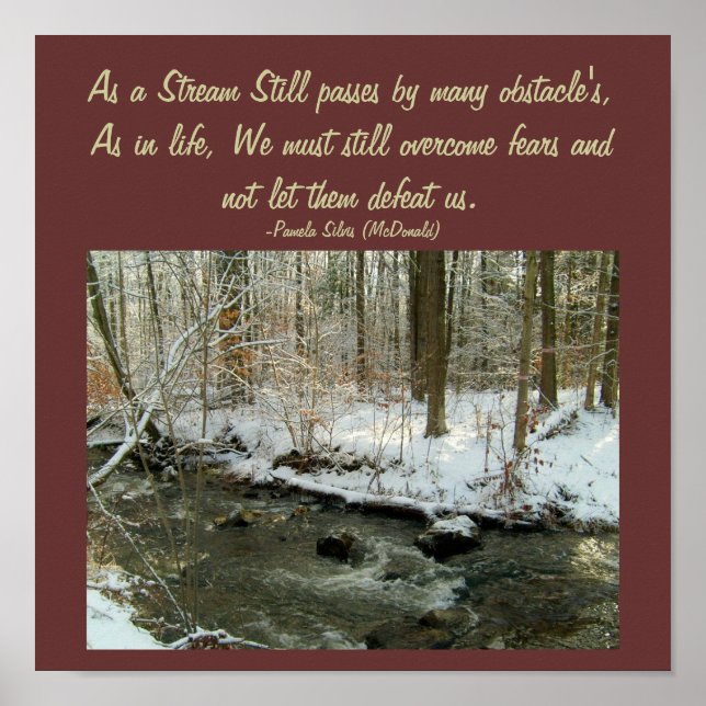 Pôster Como um Stream Ainda passa por muitos...Poster (Frente)