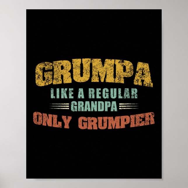 Poster Como Um Vovô Normal Só Um Dia de os pais De Grumpi (Frente)