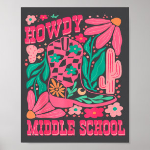 Poster Como vai Escola de Ensino Médio Ocidental Garota P