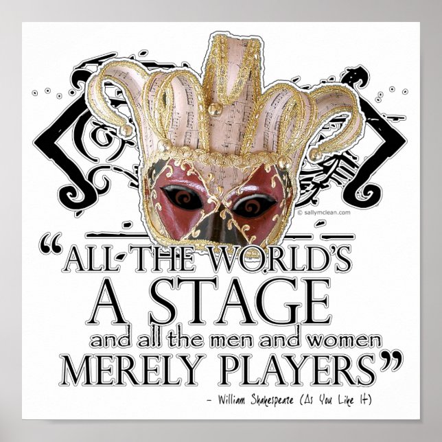 Poster Como Você Gosta, Citação (Frente)