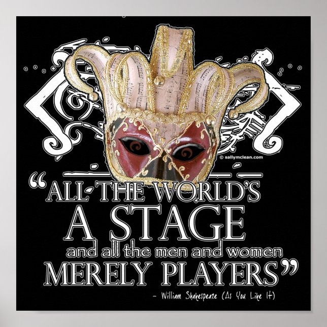 Pôster Como Você Gosta, Citação (Frente)