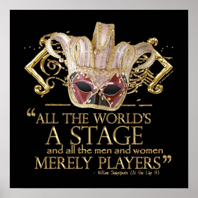 Poster Como Você Gosta De Uma Cotação De Palco (Versão Do (Frente)