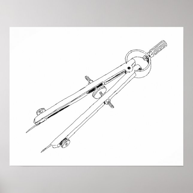 Poster Compactação de desenho ilustrada (Frente)