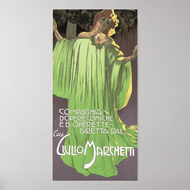 Poster Compagnia d'Opere Comiche (Frente)