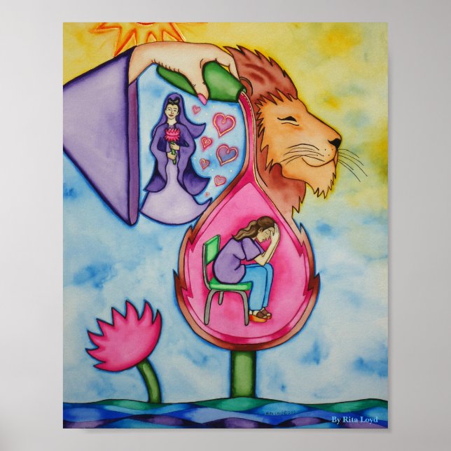 POSTER COMPAIXÃO, CORAGEM E FORÇA (Frente)