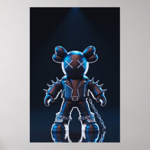 Poster Companheiro do Kaws: barra de Grafite