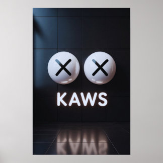 Poster Companheiro do Kaws: barra de Grafite