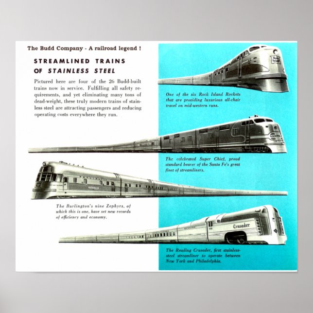 Poster Companhia Budd - Uma Lenda Ferroviária (Frente)