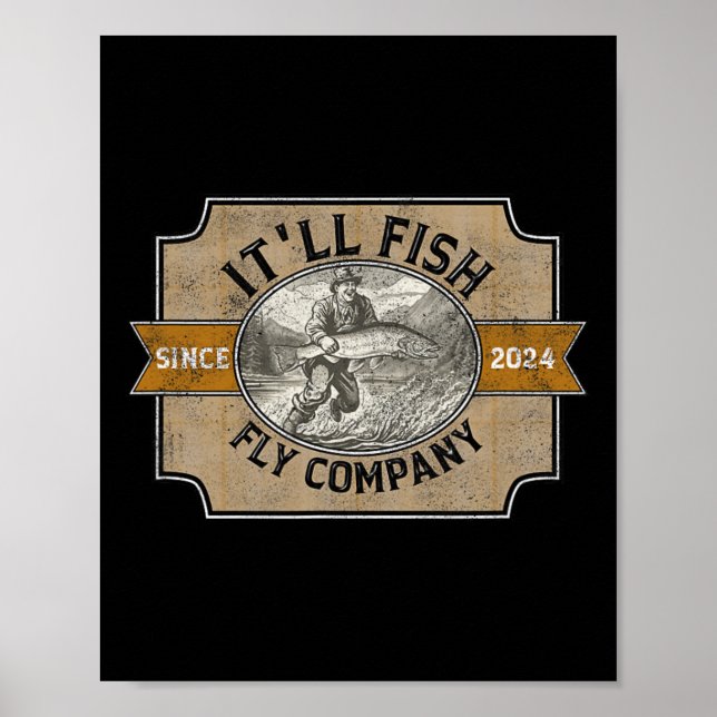 Poster Companhia It'll Fish Fly  (Frente)
