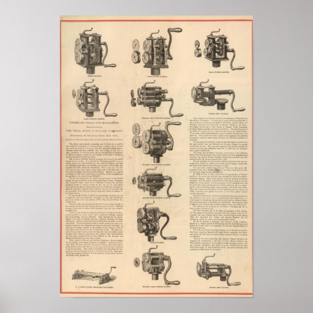 Pôster Companhia Peck, Stow e Wilcox (Frente)