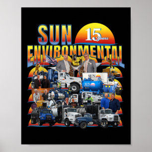 Poster Companhia Sun Environmental Aniversário V1