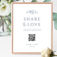 Compartilhe o amor, símbolo de código QR de casame