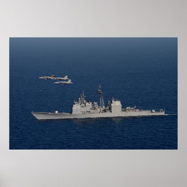 Poster Compartimento móvel USS (CG 53) (Frente)