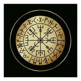 Pôster Compass de Vegvisir: Corredores Guiantes da Islând
