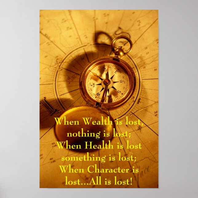 Pôster Compass Moral (Frente)