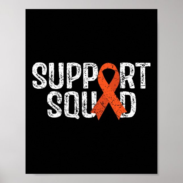 Poster Compatível com a Consciência de CRPS RSD de Esquad (Frente)