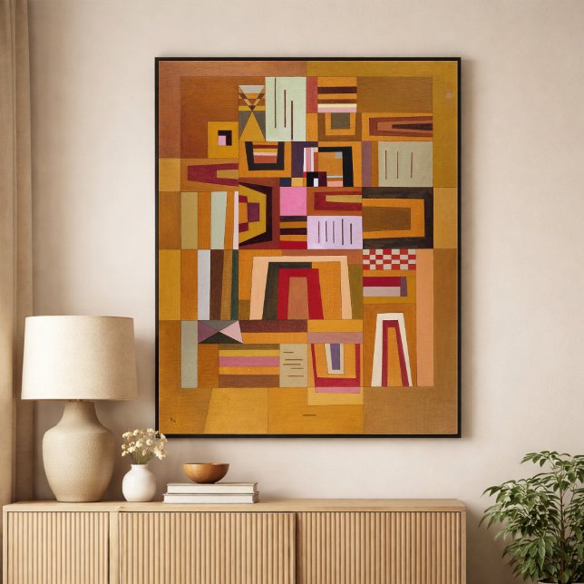 Poster Compensation, Kandinsky Inspired Geometric Art (Criador carregado)