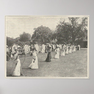 Poster Competição de Arquivo das Damas de 1904