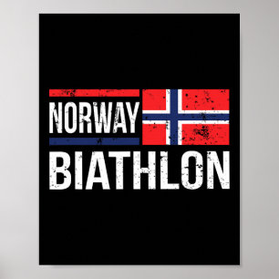 Poster Competição de Atiramento ao Esqui-Alvo de Biathlon