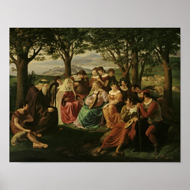 Pôster Competição De Cantagem (Frente)