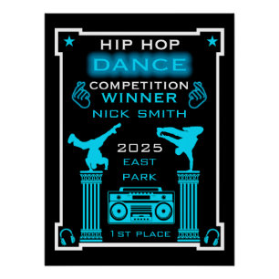 Pôster Competição de Dança Hip Hop