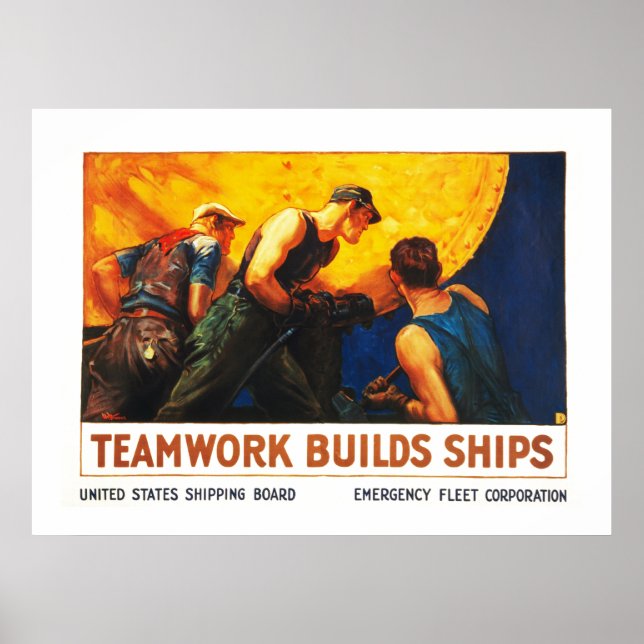 Poster Compilações de trabalhos em equipe (Frente)