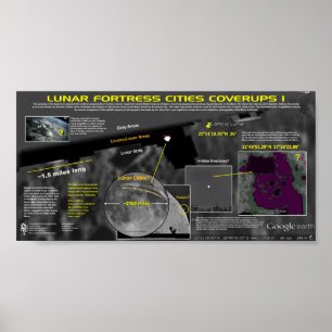 Poster Complexos de cidades lunares
