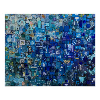 Pôster Componentes do jogo do conselho