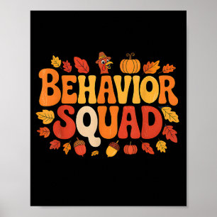 Poster Comportamento da Camisa Esquadrão Psicologia do Di