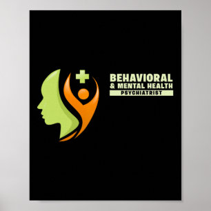 Poster Comportamento e Saúde Mental Psicólogo Certificado