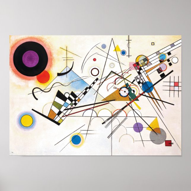Poster Composição 8 | Kandinsky | (Frente)