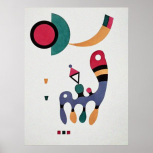 Poster Composição Abstração Biomórfica - Kandinsky
