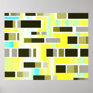 Pôster Composição abstrato