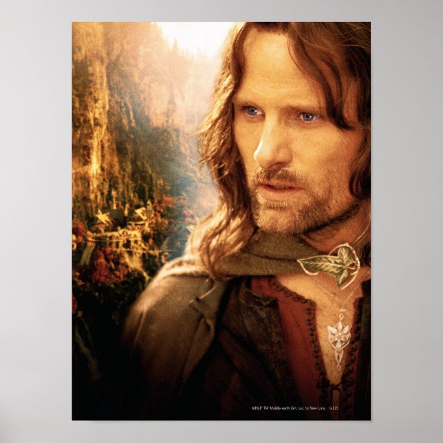 Poster Composição Aragorn e Rivendell (Frente)