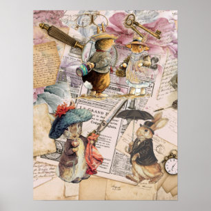 Poster composição do coelho peter