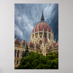 Pôster Composição do edifício do Parlamento