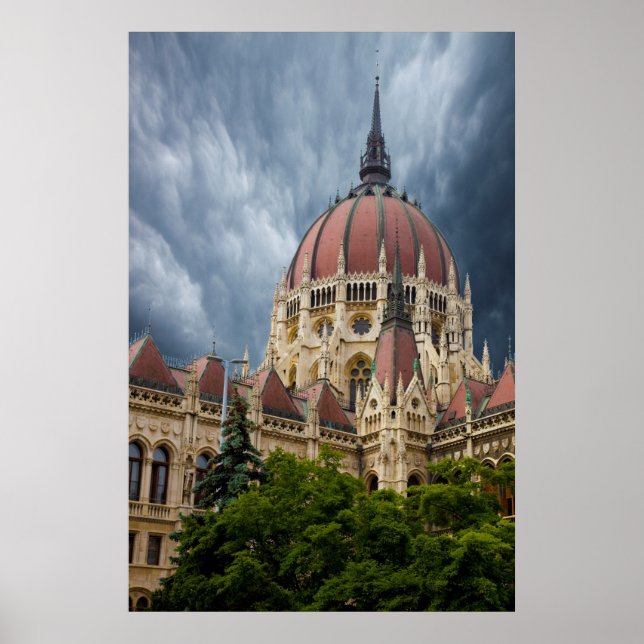 Pôster Composição do edifício do Parlamento (Frente)