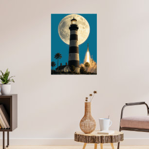 Poster Composição do Farol de Cabo Canaveral