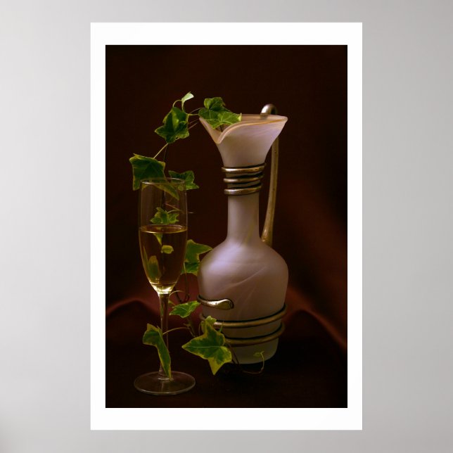 Pôster Composição em roxo (Frente)