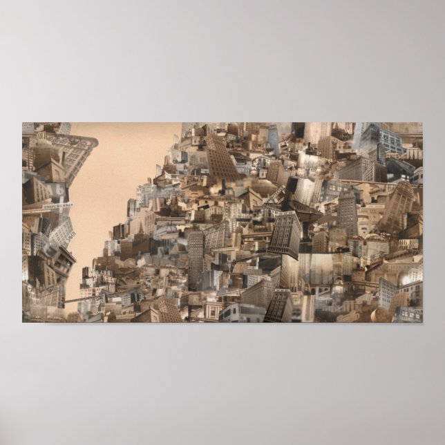 Poster Composição FLommist nº9 "metrópole" (Frente)