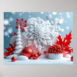 Poster Composição Flor de Inverno