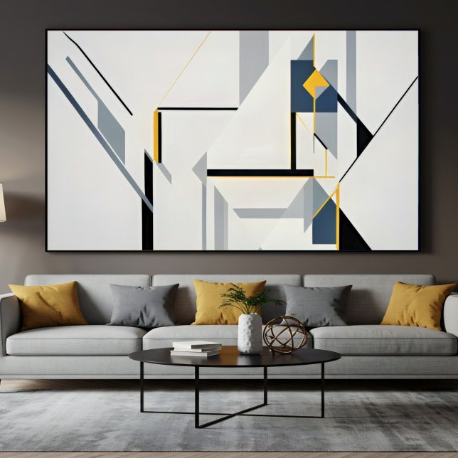 Poster Composição Geométrica Abstrata Moderna (Criador carregado)