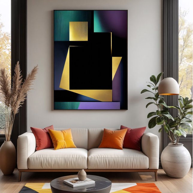 Poster Composição Geométrica de Luxo Moderna (Criador carregado)