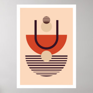 Poster Composição moderna em formas geométricas 3