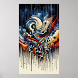 Poster Composição musical - abstrato lírico 20