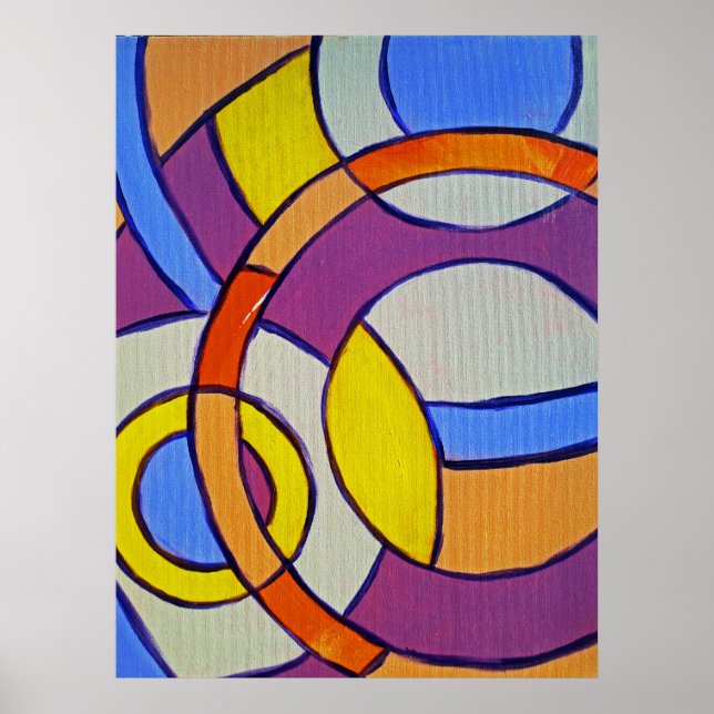 Pôster Composição nº 14 de Michael Moffa (Frente)