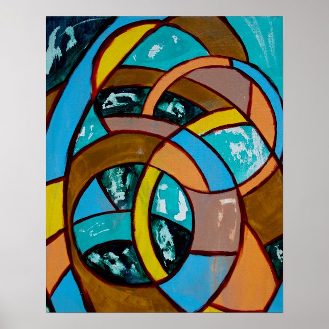 Poster Composição nº 8 de Michael Moffa (Frente)