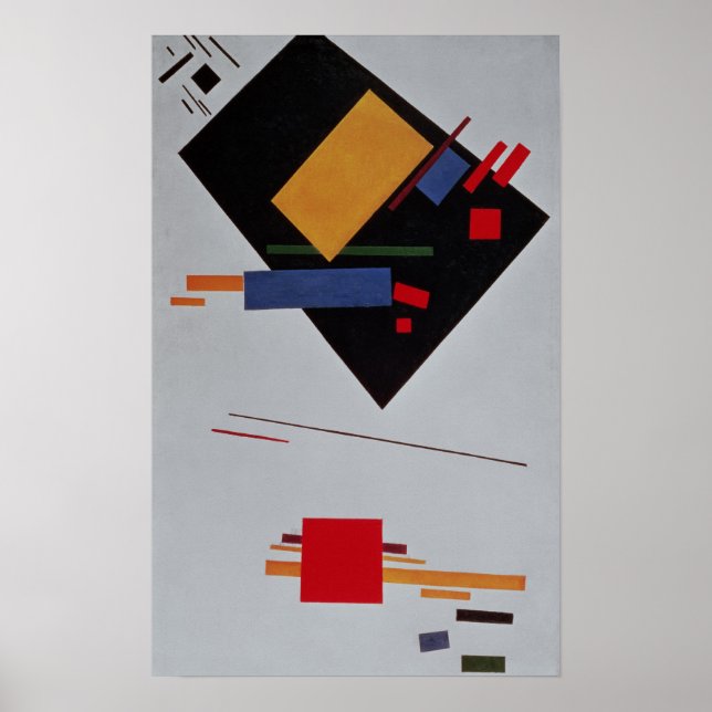 Poster Composição Suprematista, 1915 (Frente)