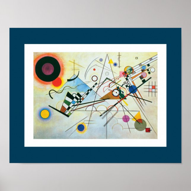 Poster Composição VIII de Wassily Kandinsky (Frente)